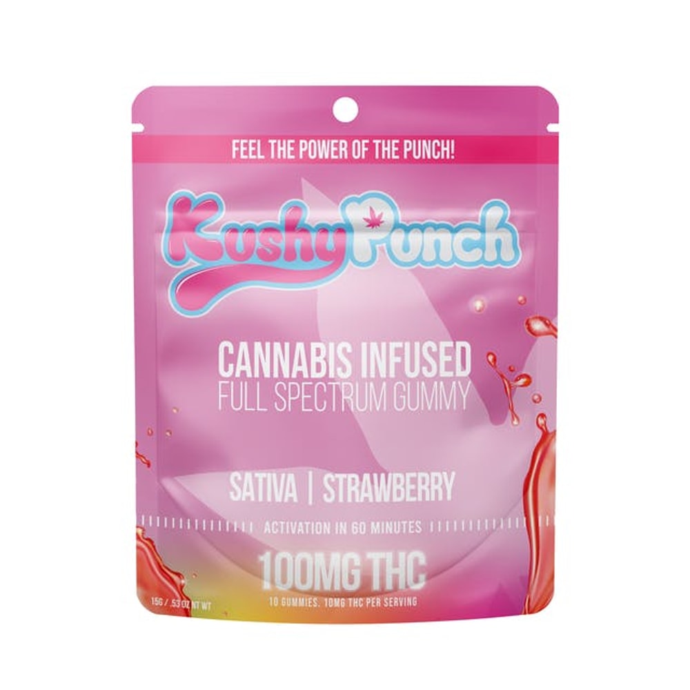 Kushy Punch Strawberry Gummies