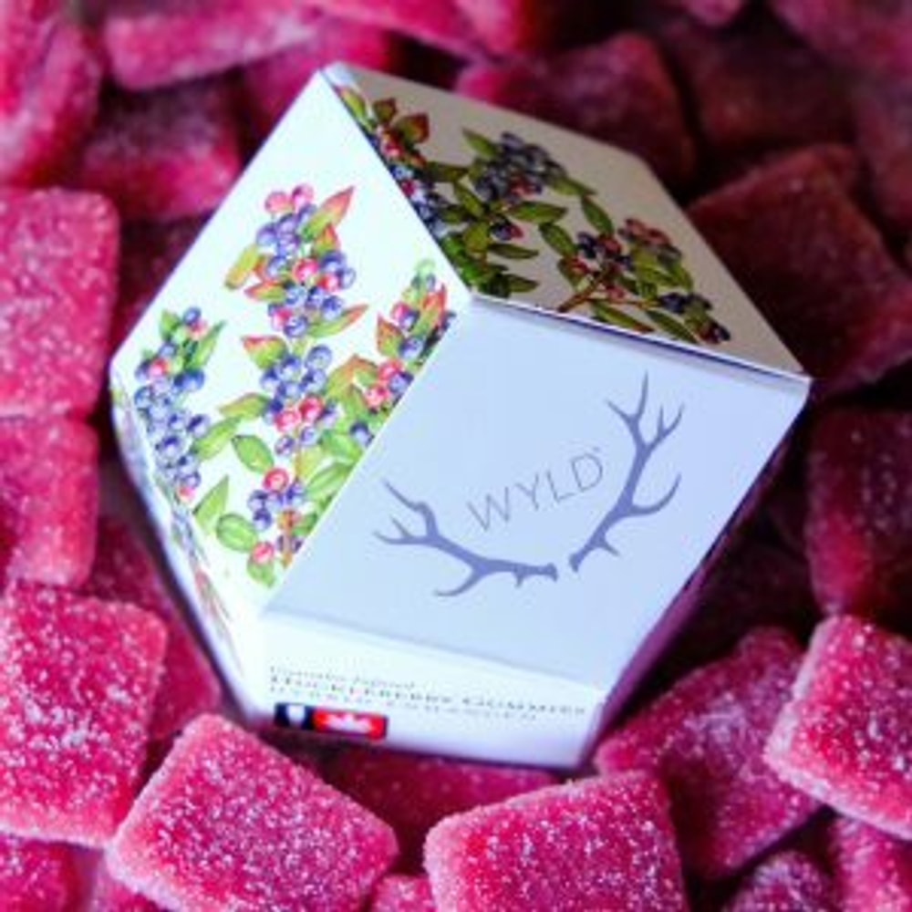 WYLD Raspberry Gummies